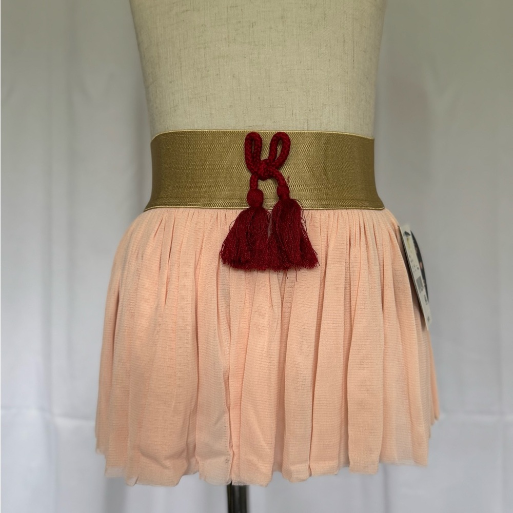 The Beatles by Junk Food Clothing Peachy Pink Tutu Skirt